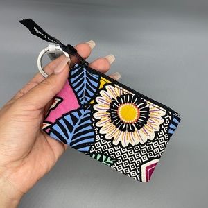 Vera Bradley Kauai Floral Zip ID Pouch #1517